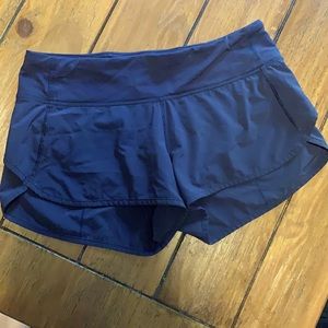 Lululemon Speed Up Shorts 2.5” Navy